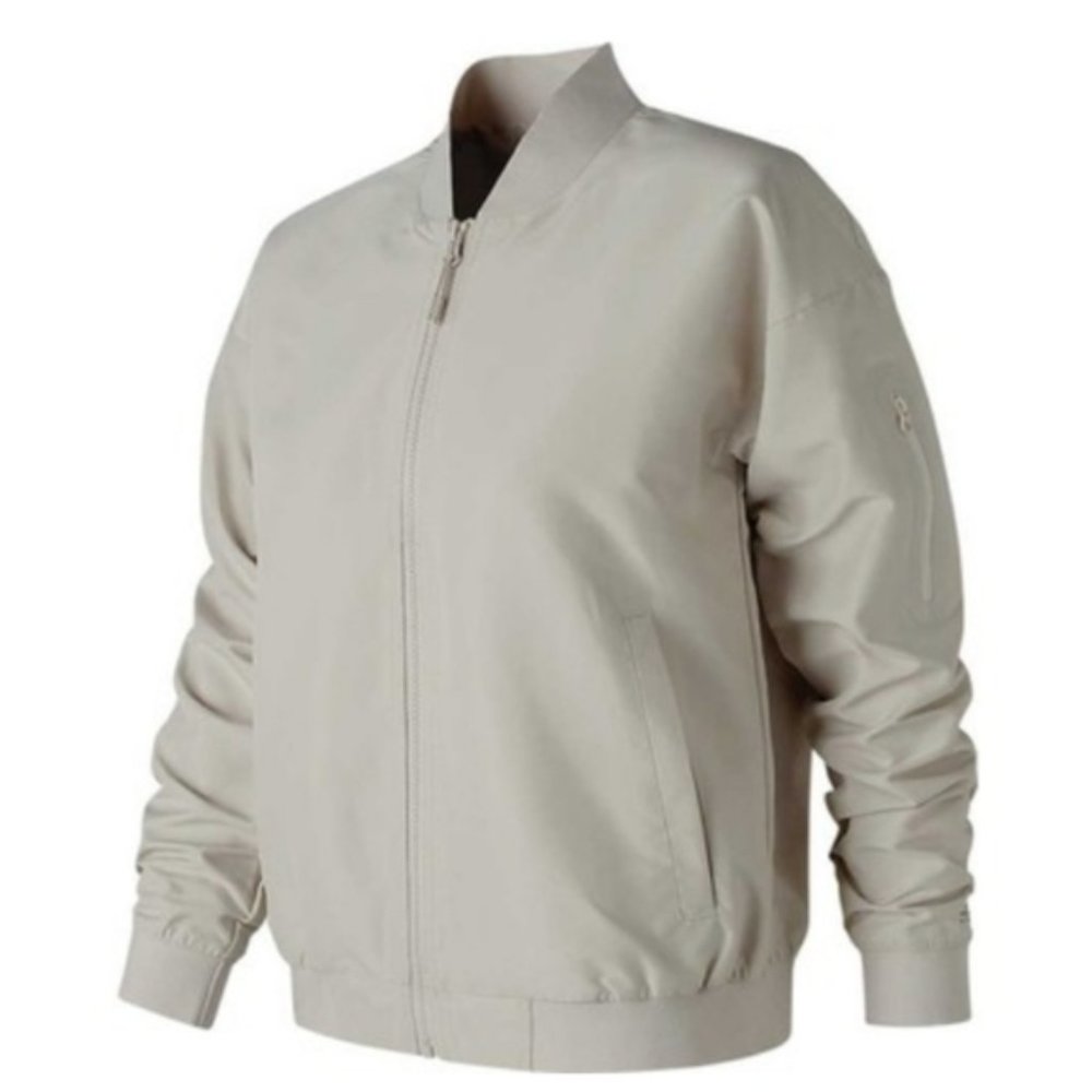NWT New Balance Luxe Sateen Bomber Jacket Large